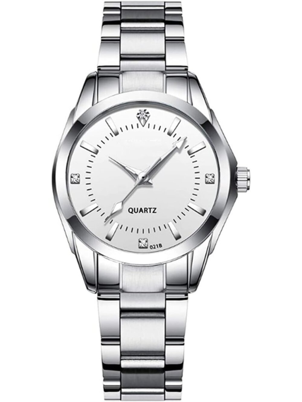 Stylish Waterproof Stainless Steel Quartz Analog Watch for Women - Classic